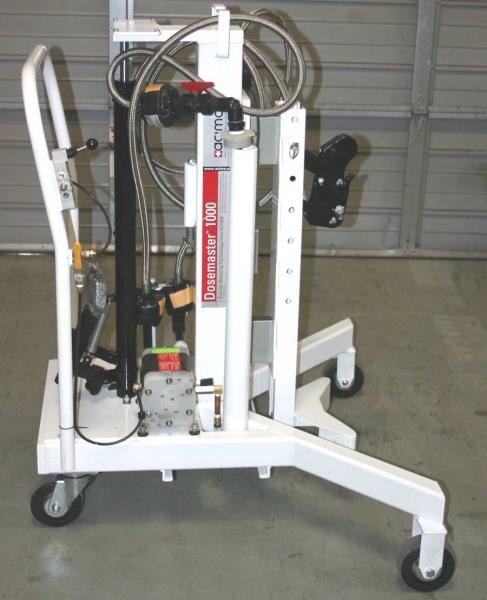 Dosemaster Drum Transporters with Scales & Air Pumps