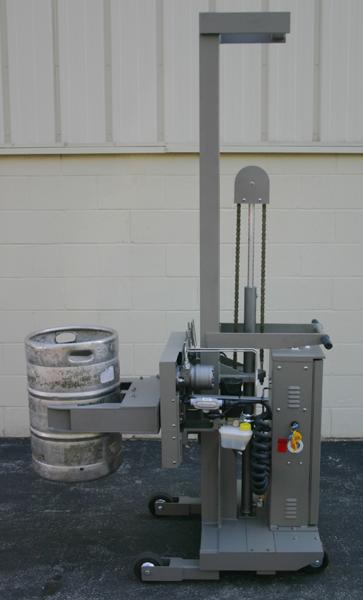 Handling Beer Kegs With 360 Degree Side Rotating Clamps