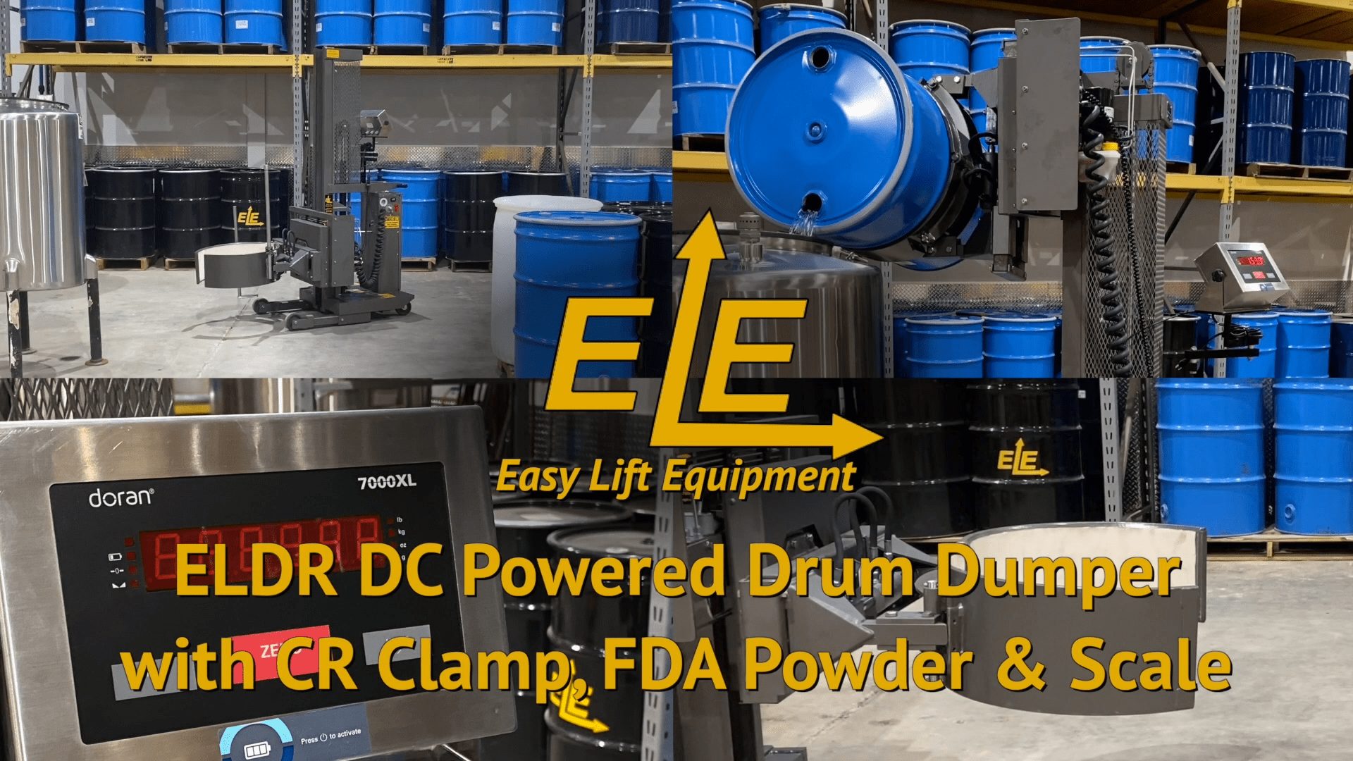 ELDR-DC-Powered-Drum-Dumper-with-CR-Clamp-FDA-Powder-Scale-Easy-Lift-Equipment-0-8-screenshot-min