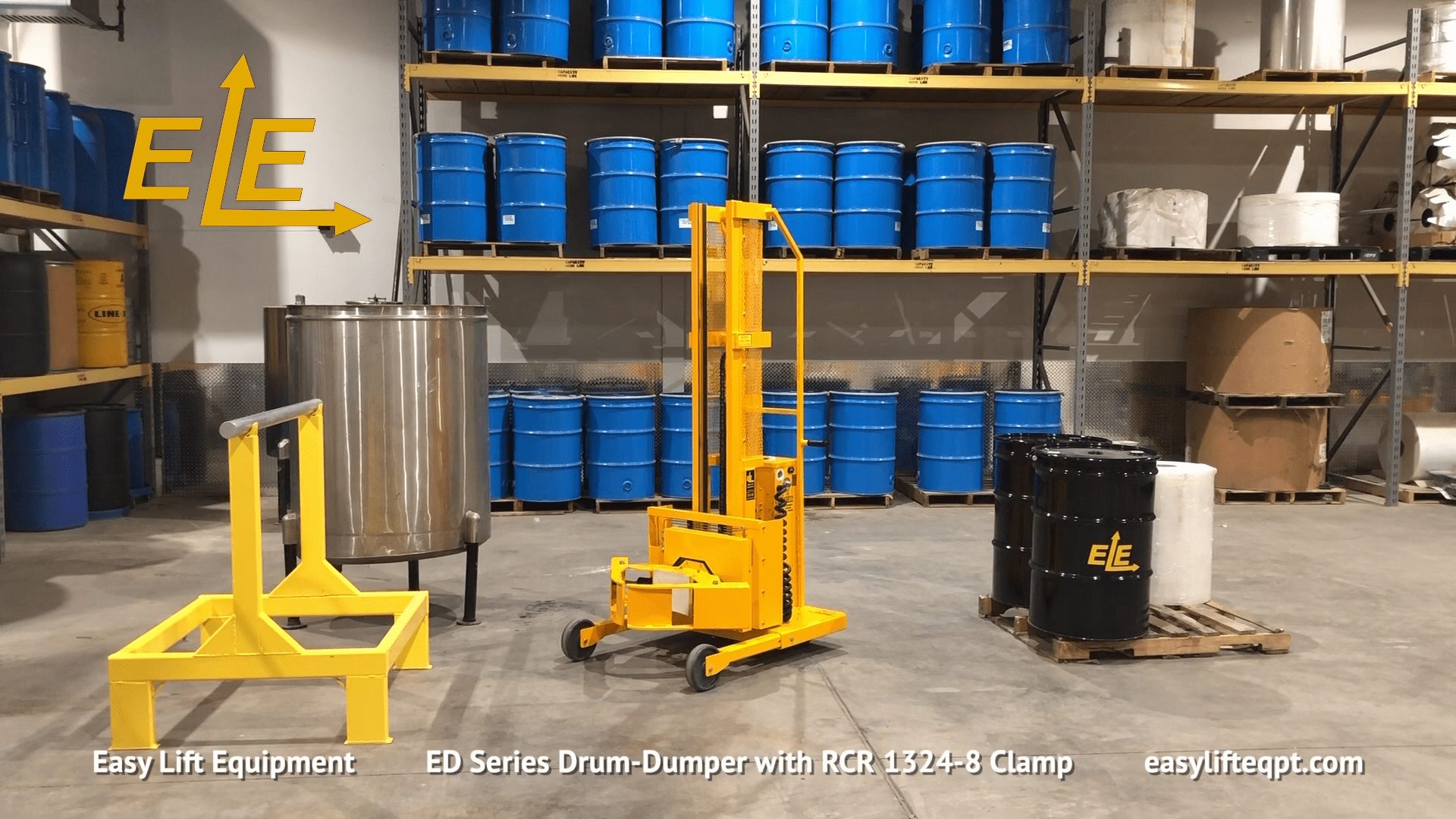 ED-DC-Powered-Drum-Dumper-with-RCR1324-8-Clamp-Easy-Lift-Equipment-0-5-screenshot-min