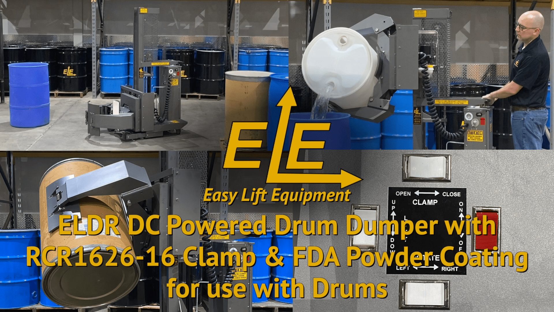 ELDR-DC-Powered-Drum-Dumper-w_-RCR1626-16-Clamp-FDA-Powder-for-use-w_-Drums-Easy-Lift-Equipment-0-11-screenshot-min