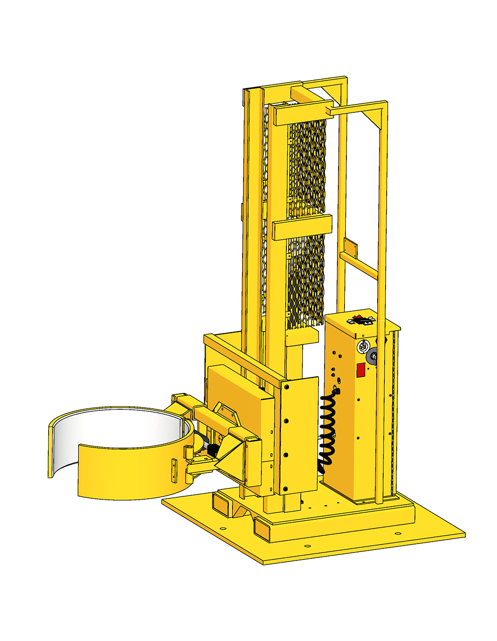 01-EDS-Stationary-Drum-Dumper-with-CR-Clamp-1