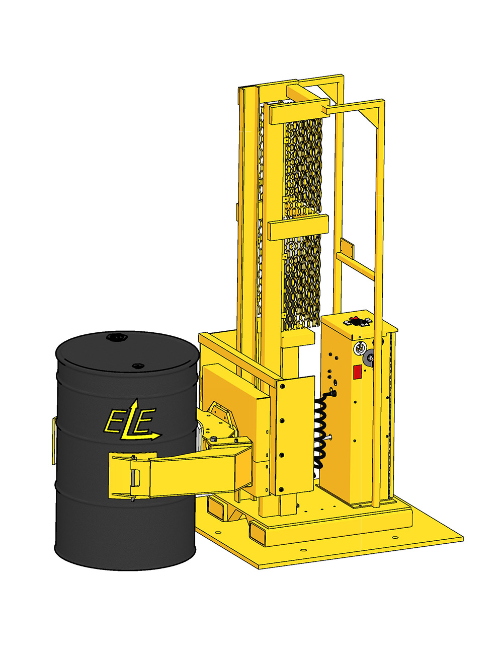 02-EDS-DC-Powered-Drum-Dumper-with-RCR1626-8-and-drum