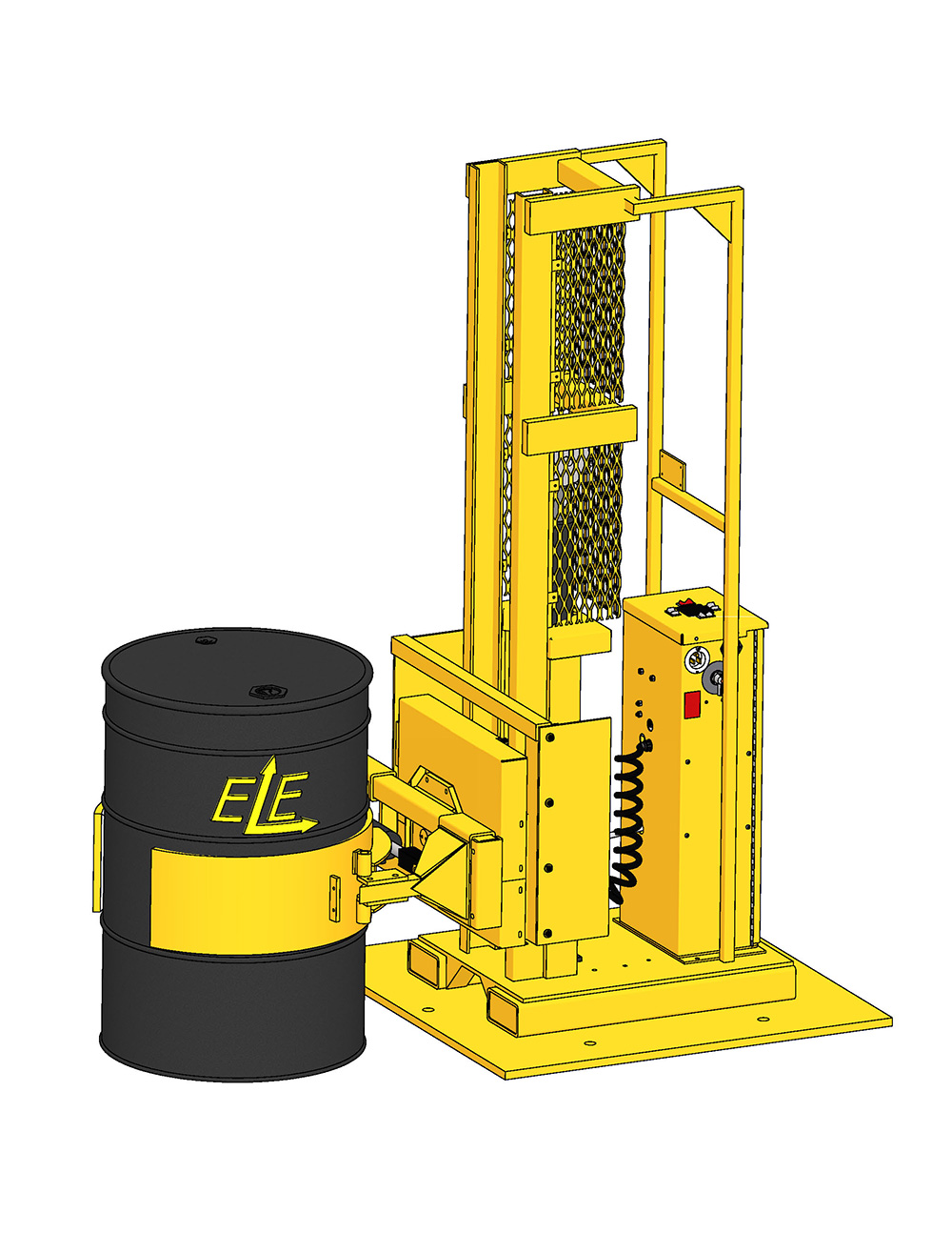 02-EDS-Stationary-Drum-Dumper-with-CR-Clamp