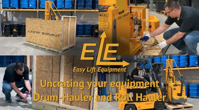 Uncrating-your-equipment-Drum-Hauler®-Roll-Hauler